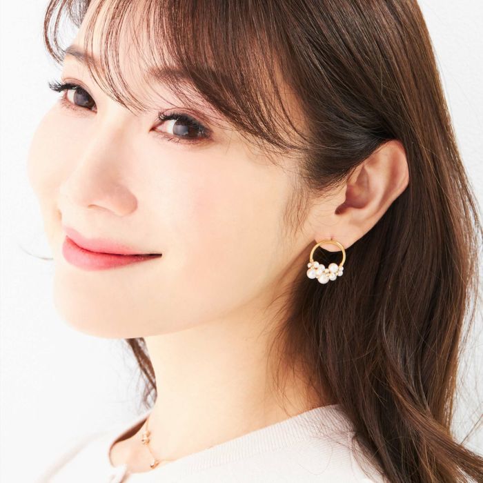 パール リース ピアス イヤリング Pearl Wreath Pierce Earring