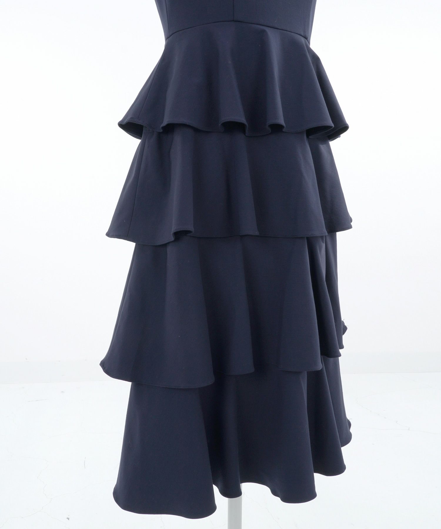 ワンピース 4段フリル ノースリーブ Prima Scherrer 全2色｜psc311