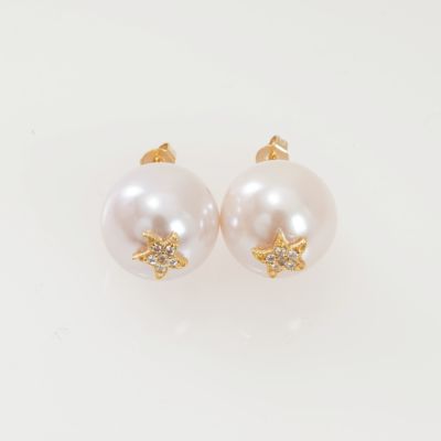 ドット パール ピアス イヤリング Dot Pearl Pierce Earring （Liala