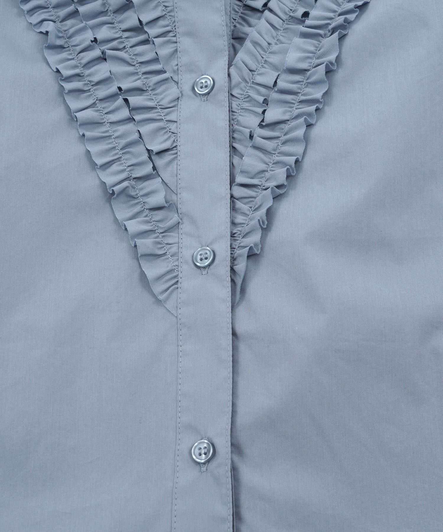 セレクト/手洗い可/トップス/ブラウス/フリル/長袖/S/M