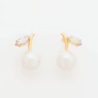 オーロライエロー ポム ポム ピアス イヤリング Aurora Yellow Pomme Pomme Pierce Earring