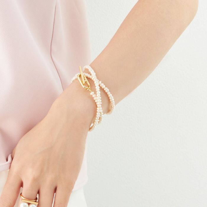 淡水 パール 2way ブレスレット Freshwater  Pearl 2way Bracelet