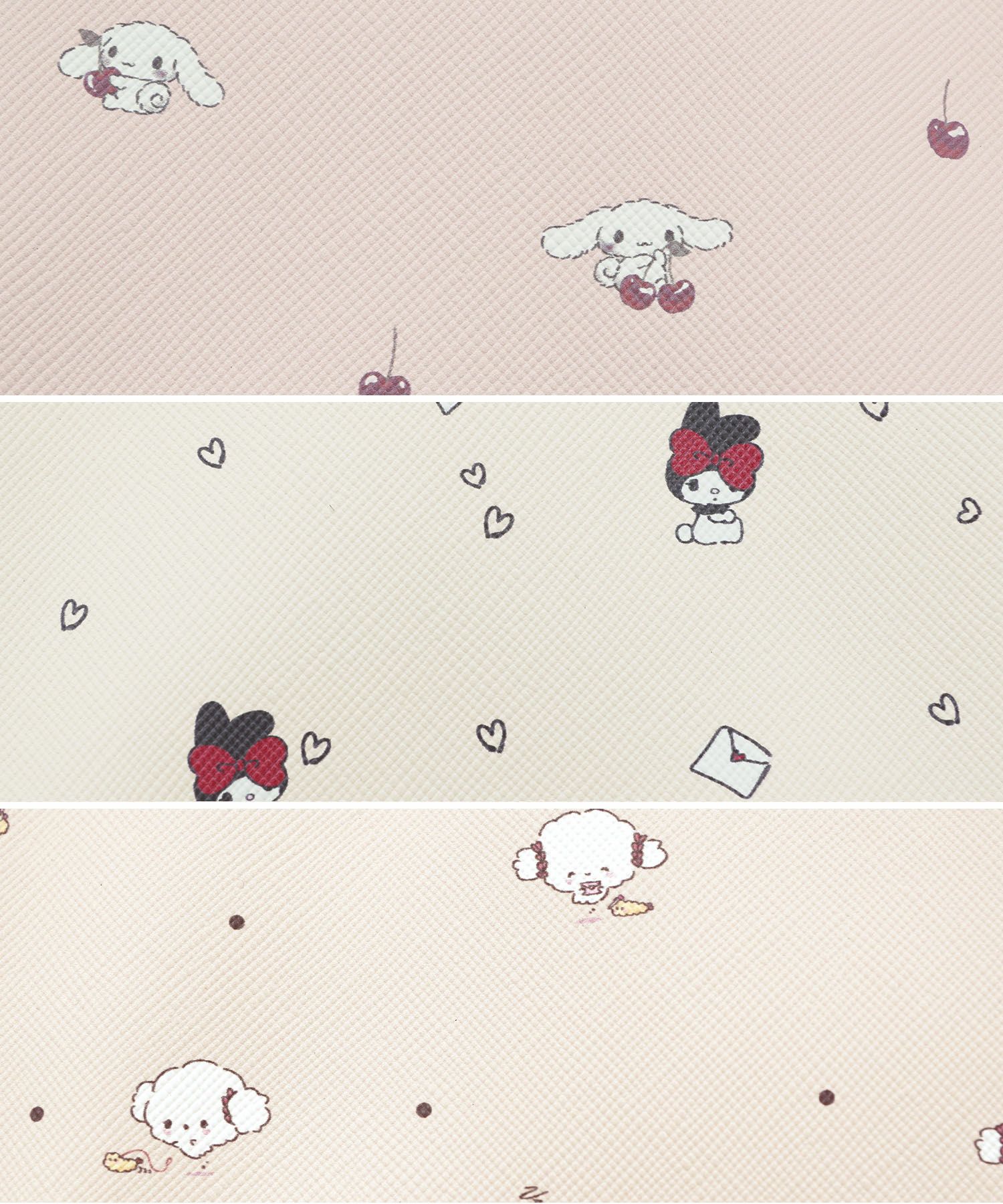 サンリオ/シナモロール/マイメロディ/こぎみゅん/ずきん/りぼん/エビフライ/さくらんぼ/シナモン/小物入れ/ポーチ/マルチウェイ/フラットポーチ/新生活