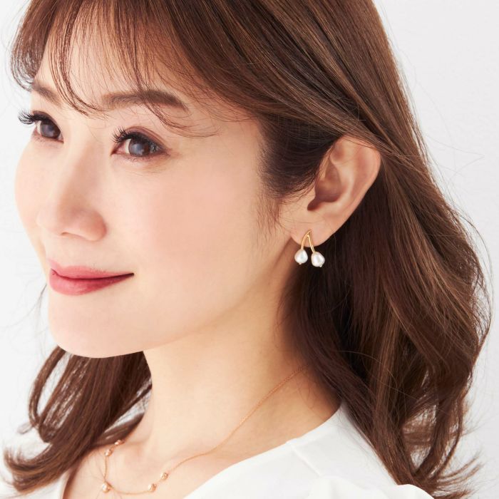 チェリー パール ピアス イヤリング Cherry Pearl Pierce Earring