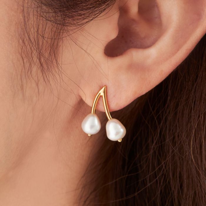 チェリー パール ピアス イヤリング Cherry Pearl Pierce Earring