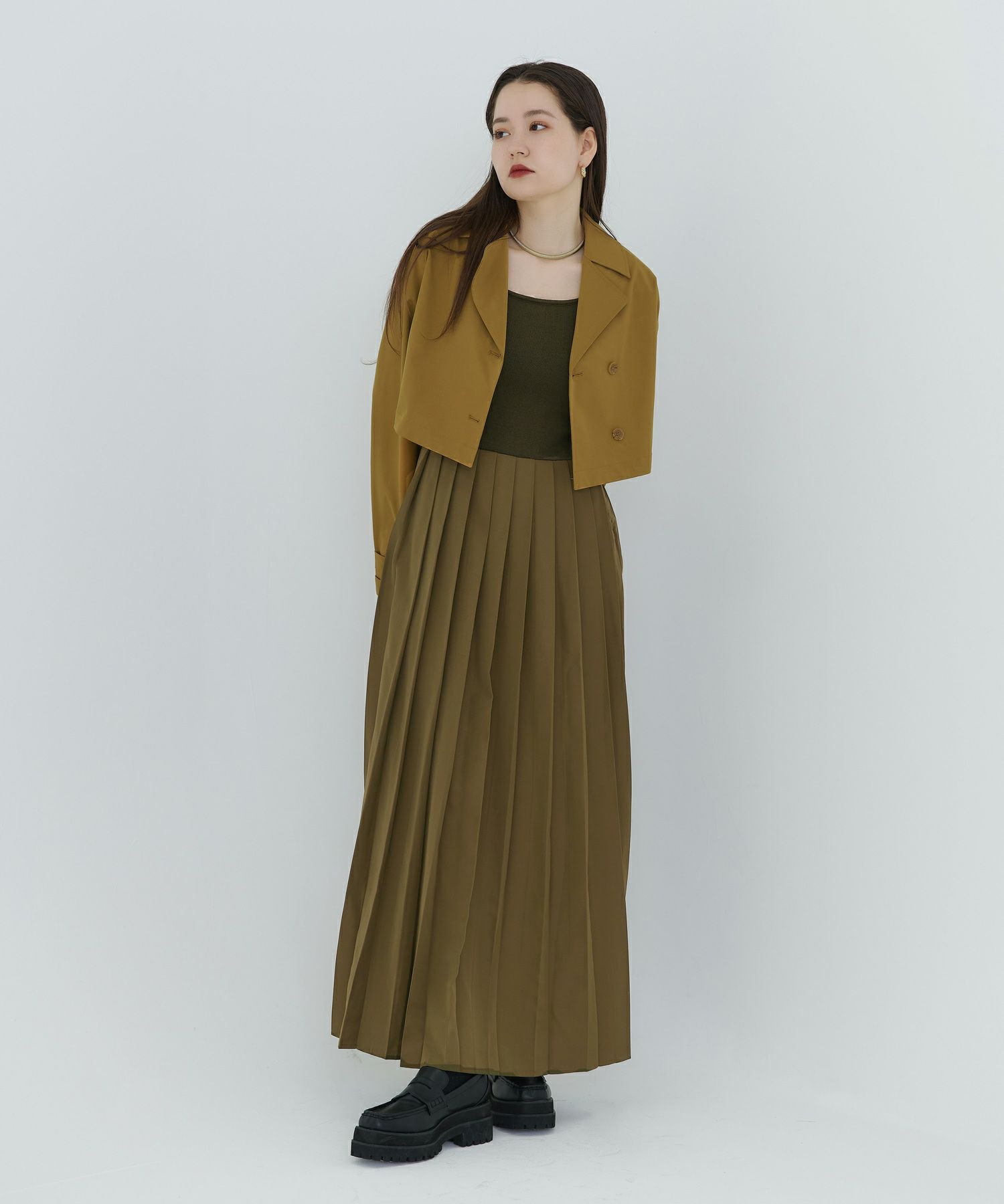 ドッキング プリーツワンピース Tina Jojun 全2色 Tnj411 0291 1