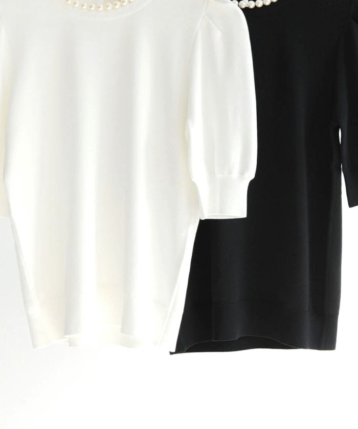新色追加/手洗い可/セットアップ対応商品/ニットトップスレディース薄手おしゃれオフィスカジュアルかわいい白黒服