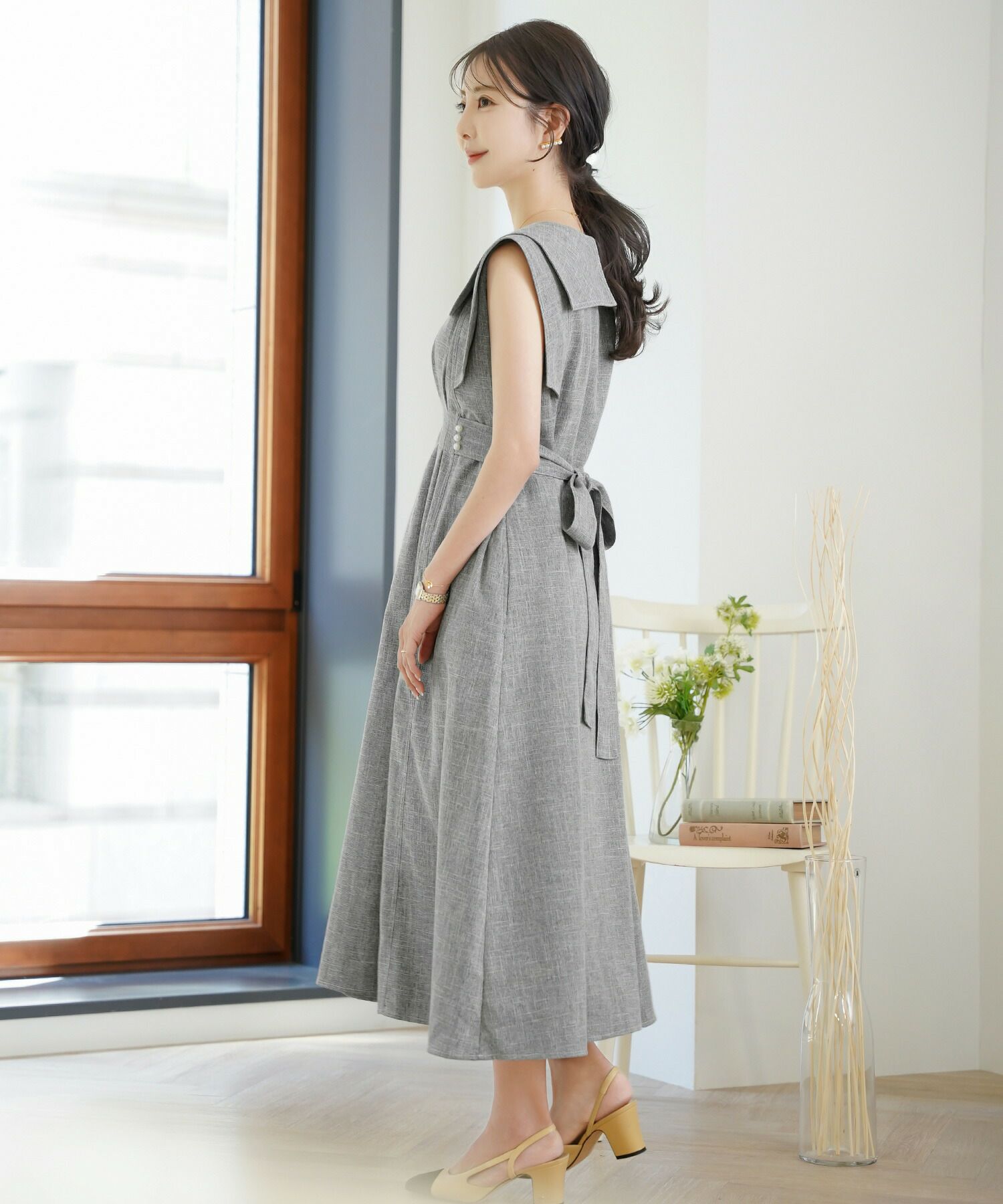 配色ステッチ セーラーカラー ワンピース Le Reve Vaniller 全4色 Lvn311 1456 6