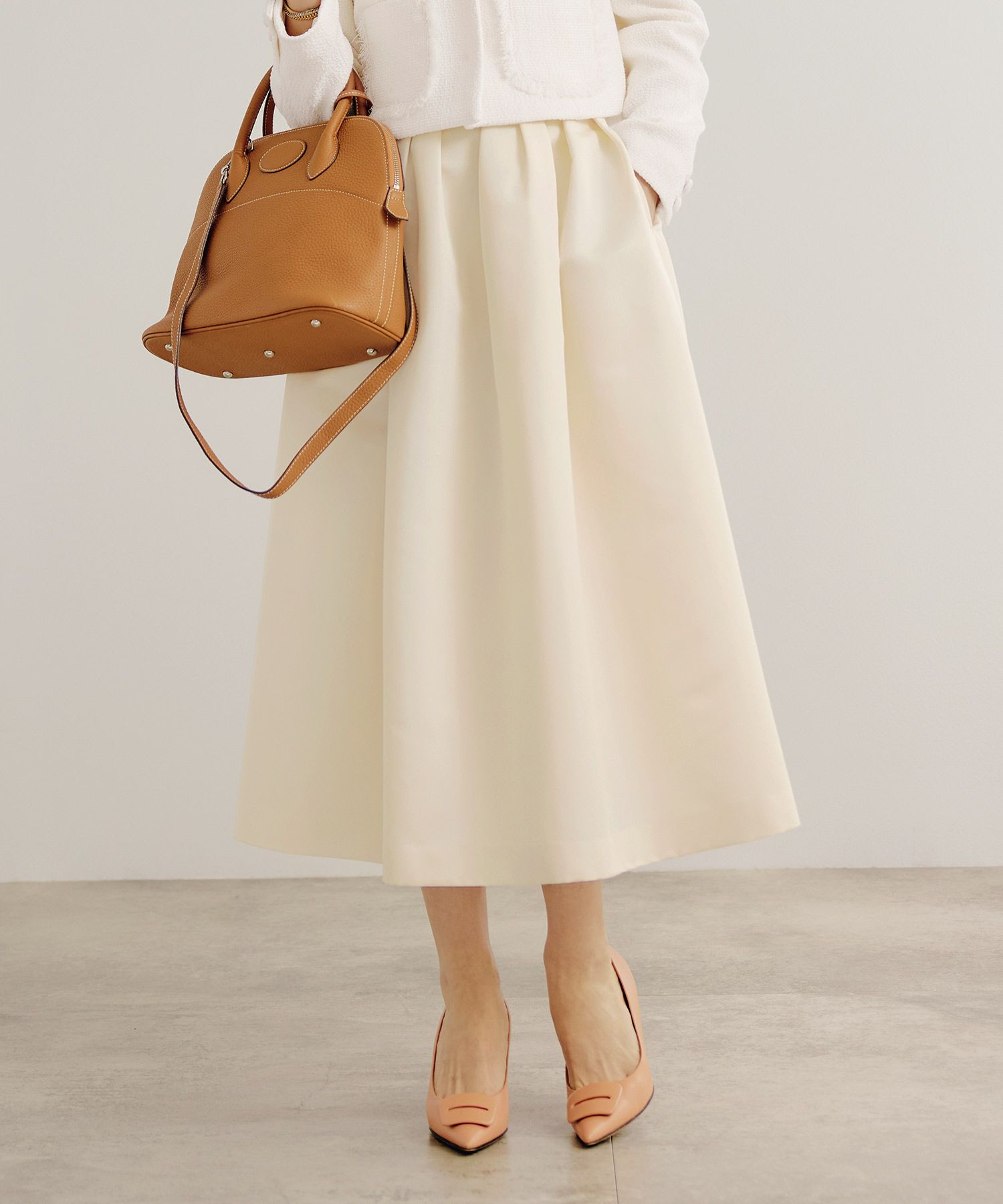 newcolor/日本製/手洗い可/オケージョン/S/M/L/ロング丈/ふんわり