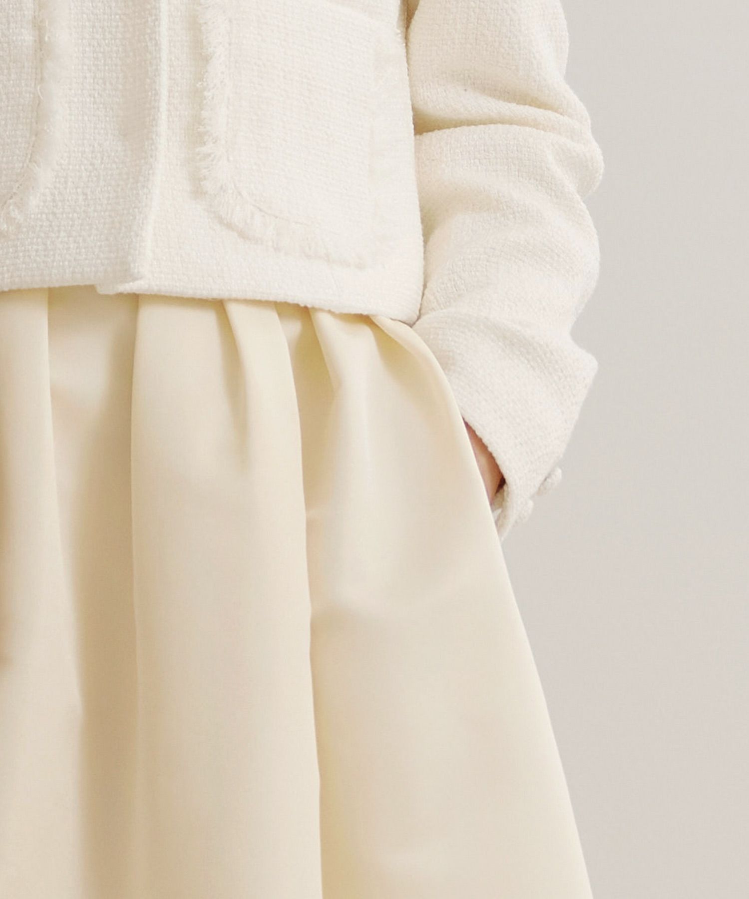 手洗い可 新色追加 S/M/L 日本製 無地 フレア 大人カジュアル きれいめ オケージョン ふんわり ジョイントスペース