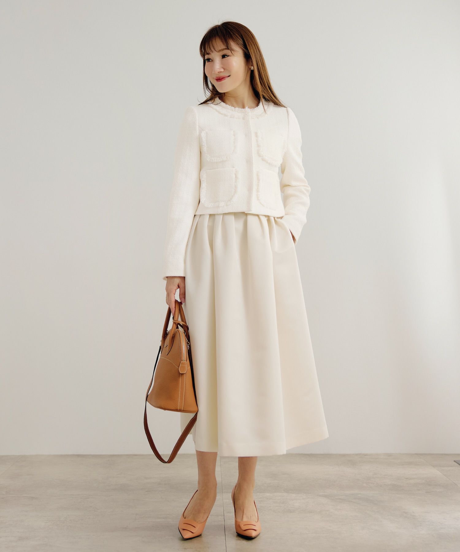 手洗い可 新色追加 S/M/L 日本製 無地 フレア 大人カジュアル きれいめ オケージョン ふんわり ジョイントスペース