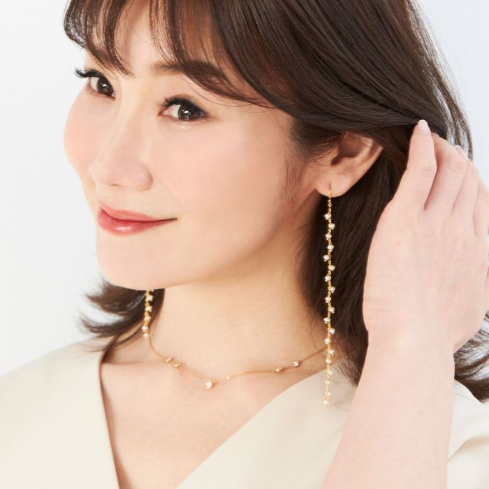 スプレー パール ピアス イアリング Spray Pearl Pierce Earring