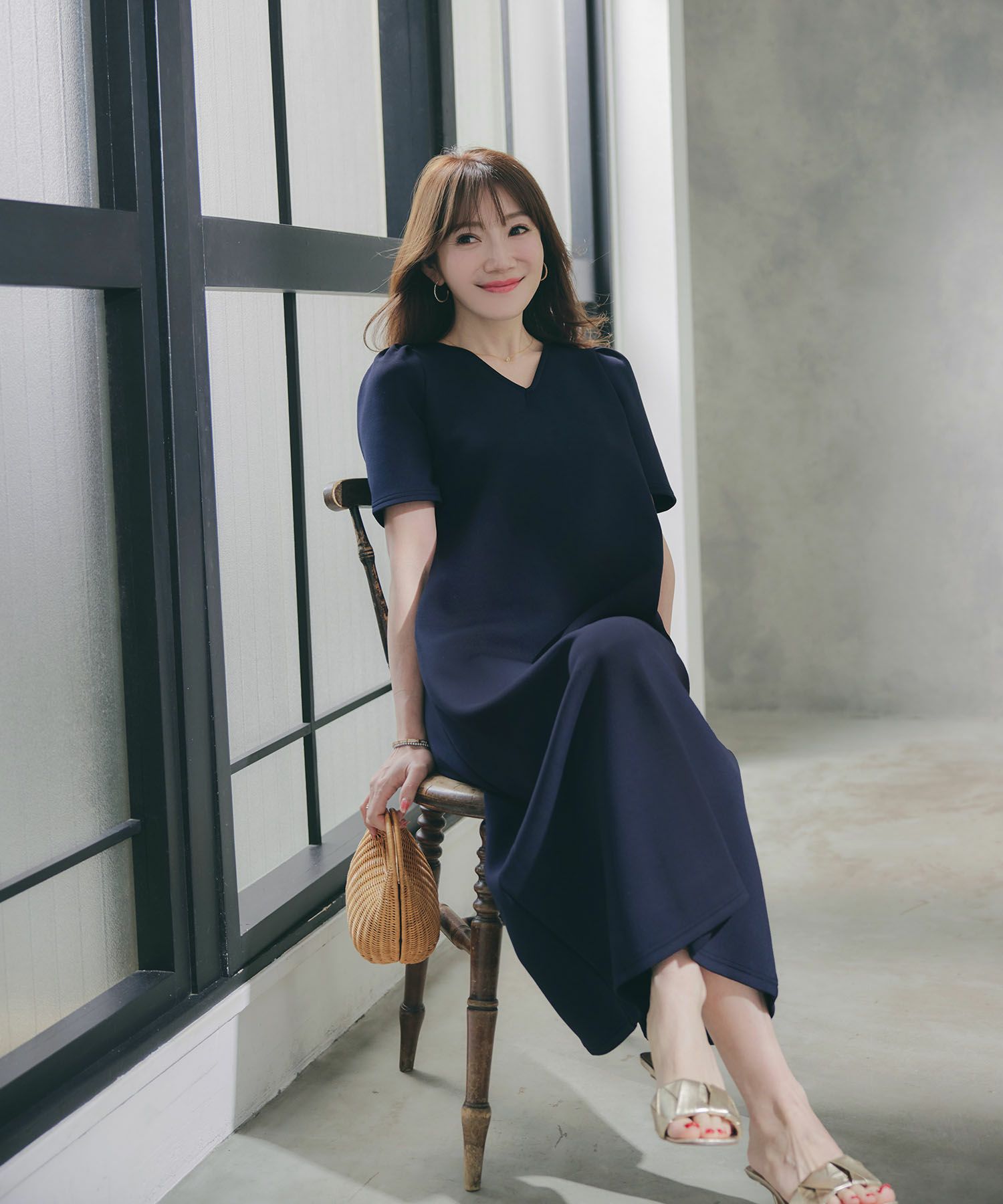 新色追加/日本製/ルームウエア/リラックスウエア/洗濯可/ワンピース/カットソー