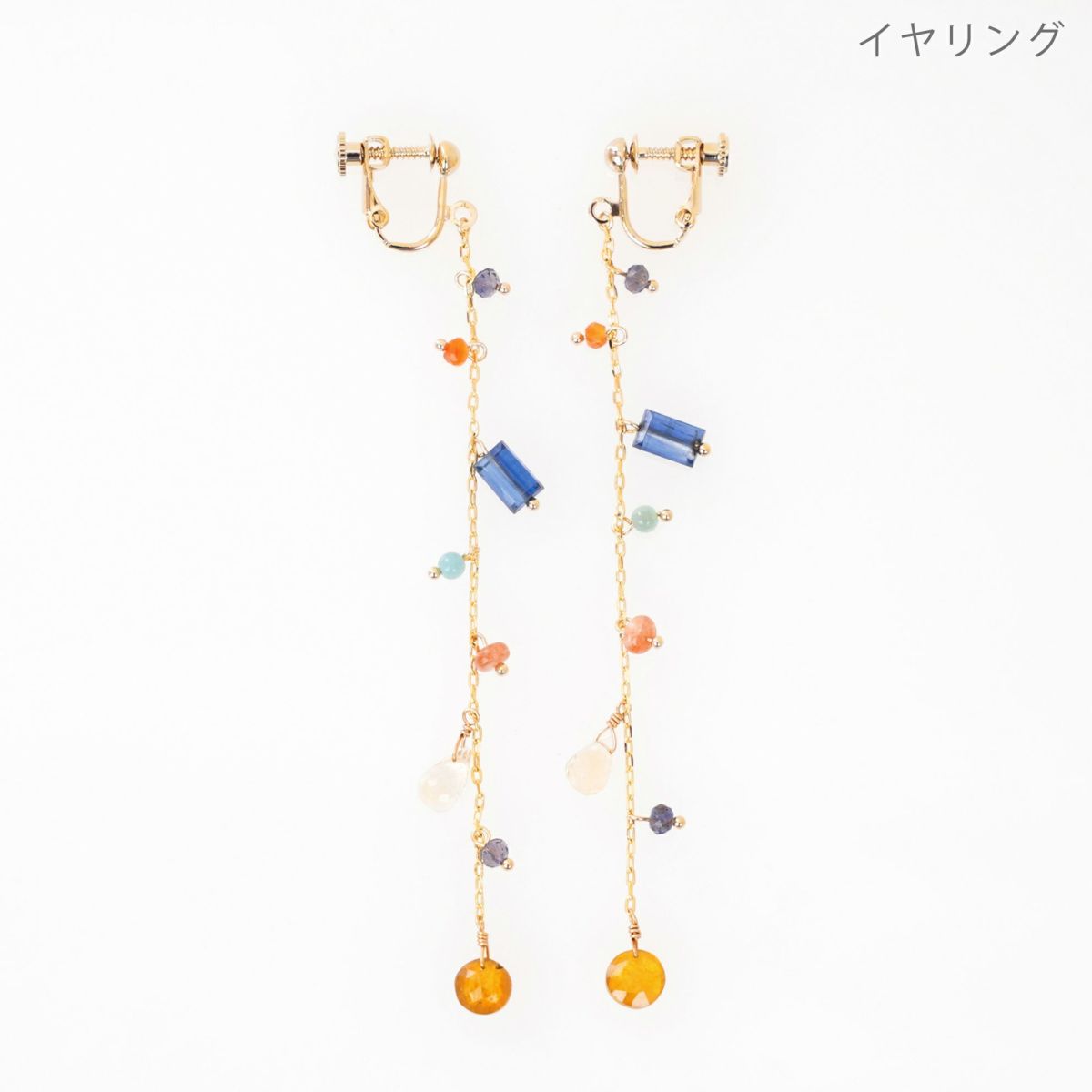 カラフル ストーン ピアス イヤリング Colorful Stone Pierce Earring