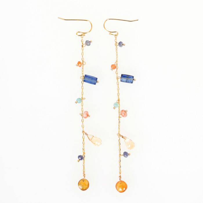 カラフル ストーン ピアス イヤリング Colorful Stone Pierce Earring