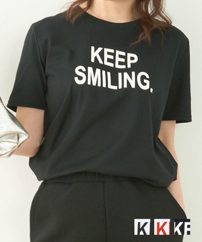 KEEP SMILING Tシャツ Liala×PG
