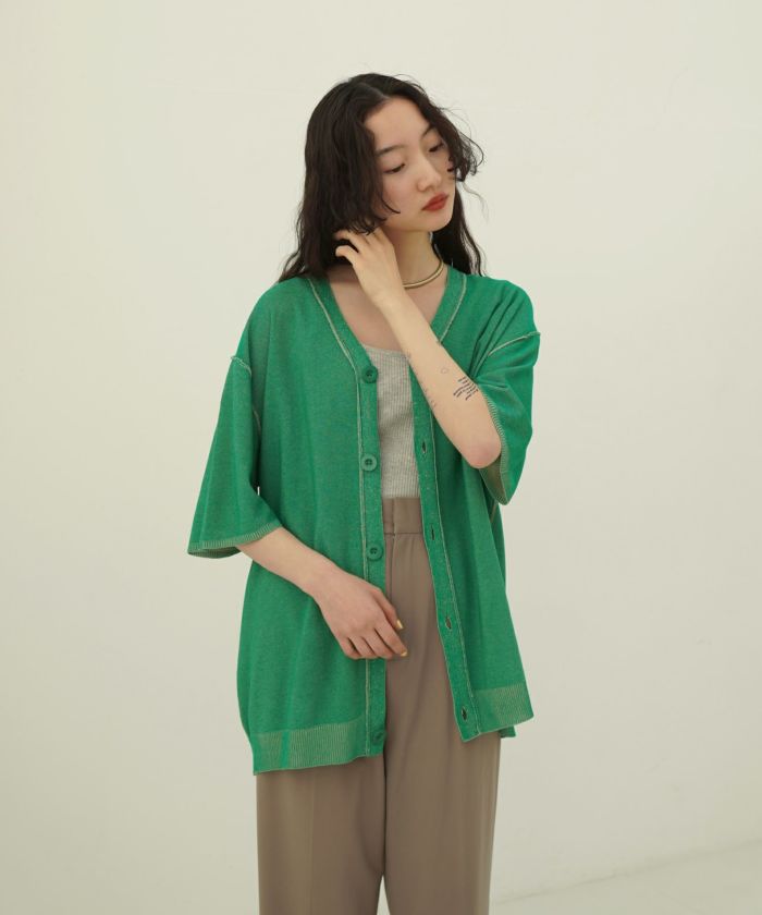 限定Price！SALE プレーティング編み ユニセックスカーディガン