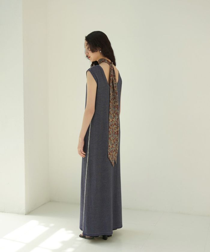限定Price！SALE プレーティング編み ノースリーブワンピース