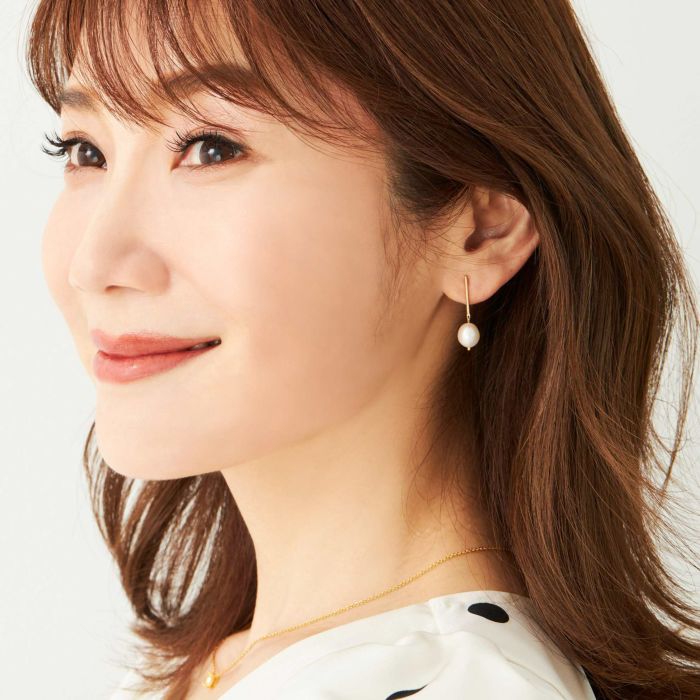 パール ドロップ ピアス イヤリング Pearl Drop Pierce Earring