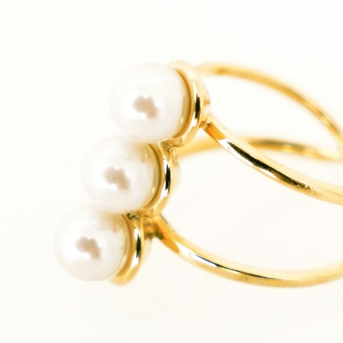 トリプル パール リング Triple Pearl Ring