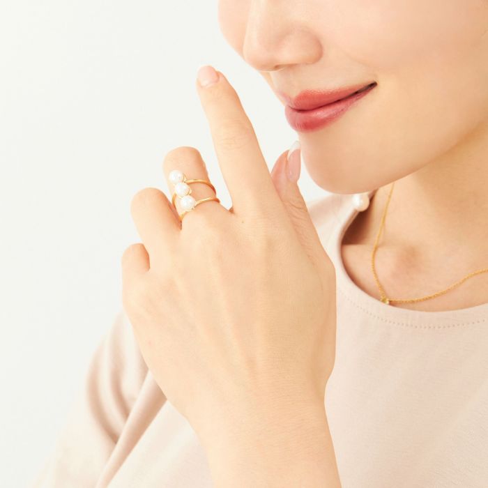 トリプル パール リング Triple Pearl Ring