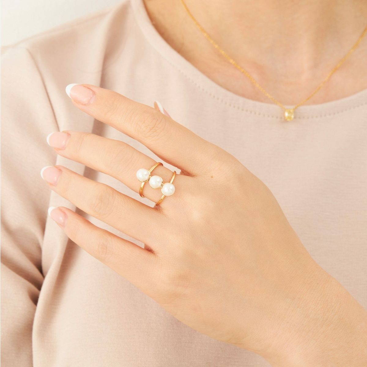 トリプル パール リング Triple Pearl Ring