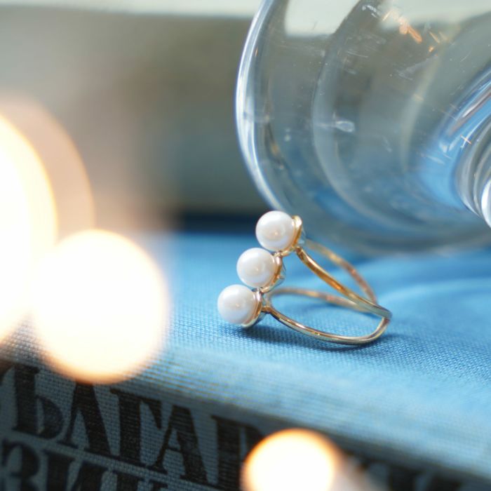 トリプル パール リング Triple Pearl Ring