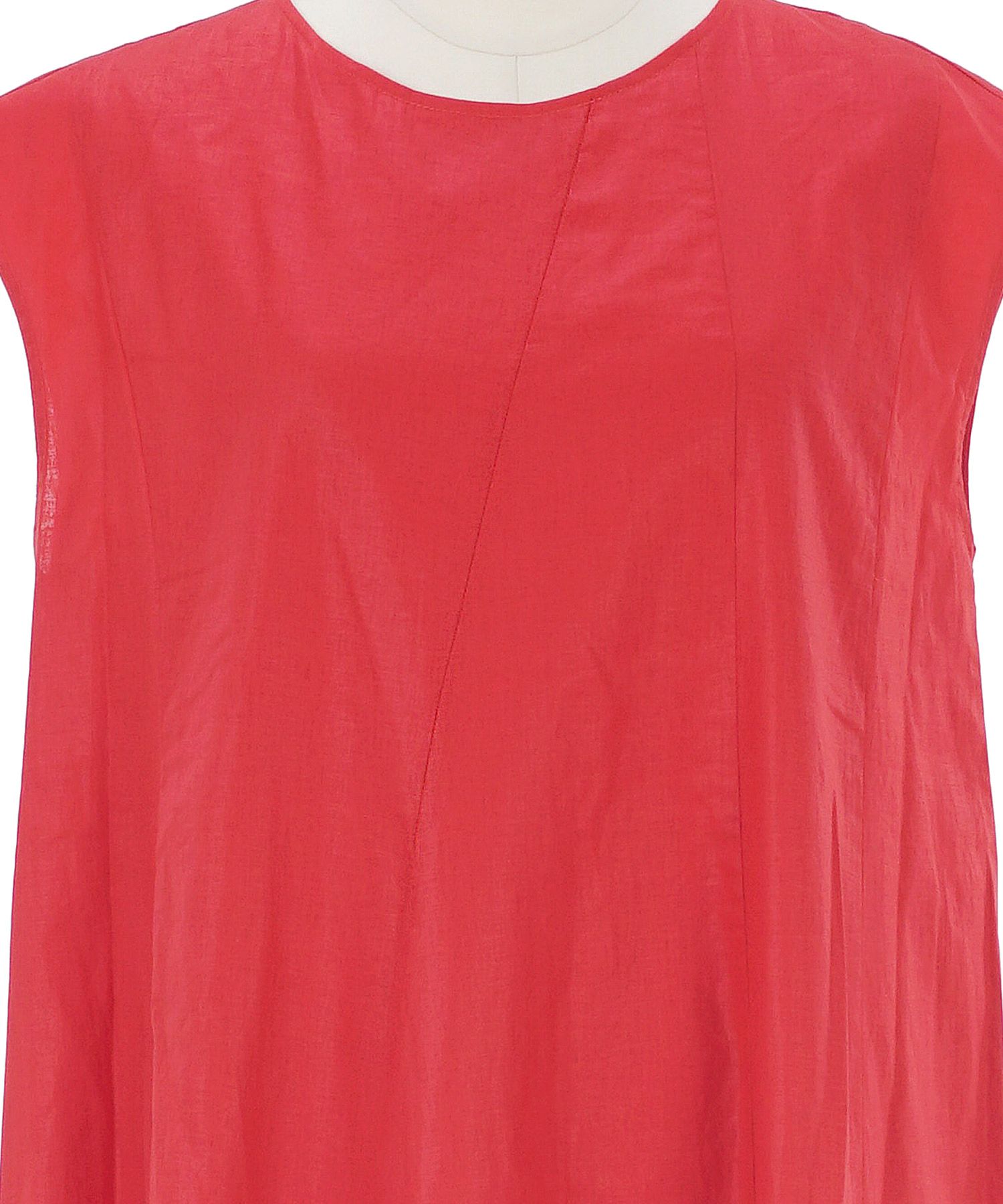 レディース/ワンピース/ドレス/セレクト/手洗い可/斜め切り替え/麻混/ノースリーブ/ゆったり/フレンチスリーブ/リネン/レーヨン/ロング/フレア/体型カバー/エレガント/軽やか/軽量/涼/清涼感/鮮やか/爽やか/切り替え/イエロー/ライム/黄緑/紫/パープル/ブルー/青/レッド/赤