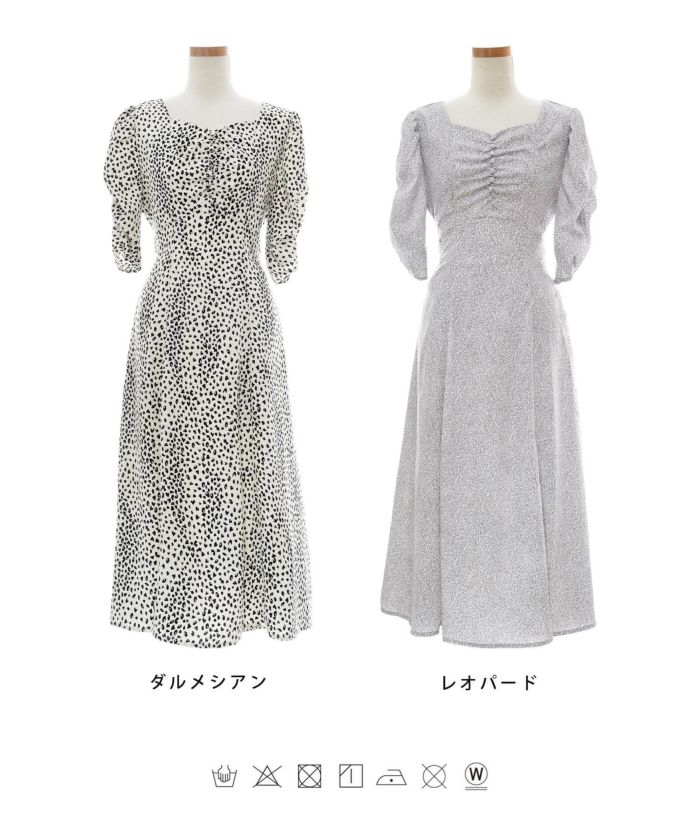 アソートパターン フロントギャザー バックレースアップ