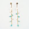 スプラッシュ ターコイズ ピアス イヤリング Splash Turquoise Pierce Earring