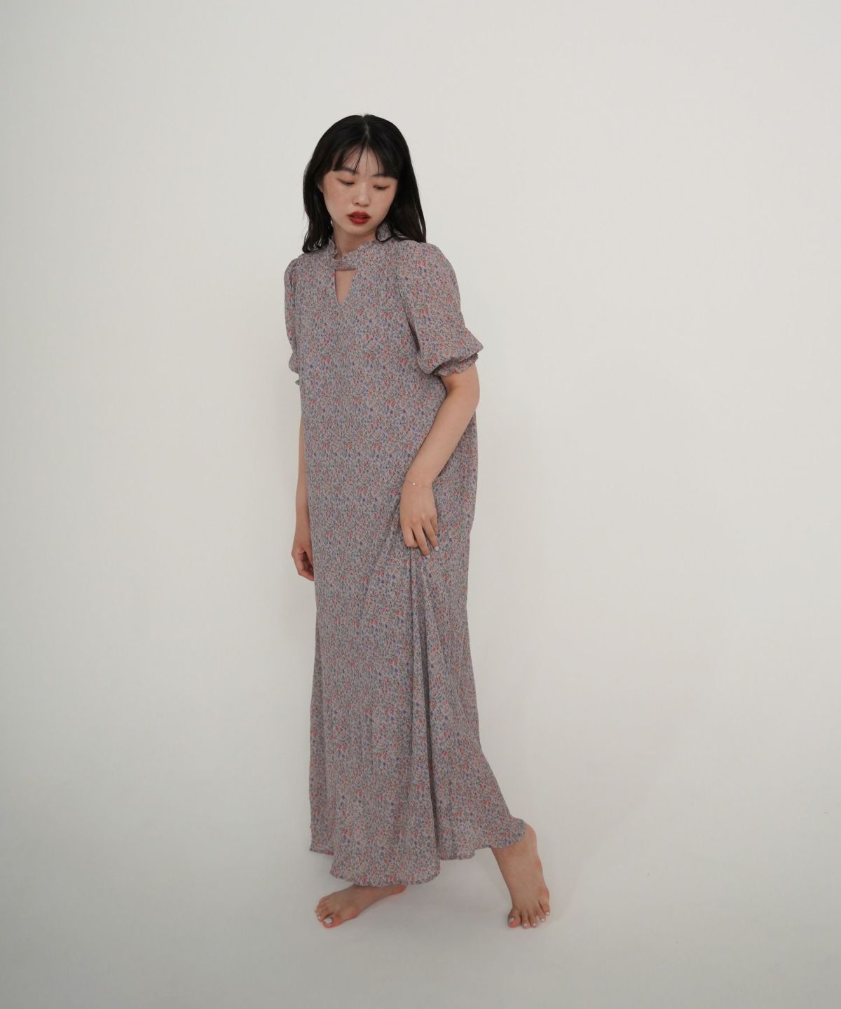 ワンピース/花柄/Aライン