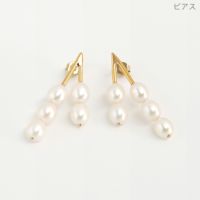 パール V ピアス イヤリング Pearl V Pierce Earring