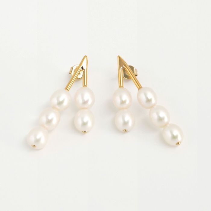 パール V ピアス イヤリング Pearl V Pierce Earring