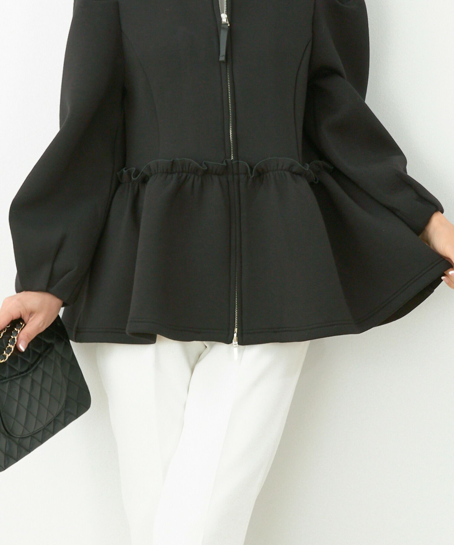 liala×PG フリルヘムフード付きジャケット S 黒 楽天市場】撥水  