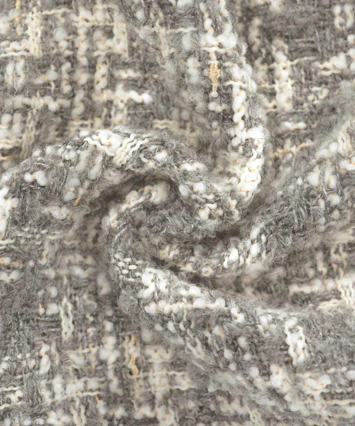 2WAY ツイード ジレ ジャケット le reve vaniller 全2色 ｜lvn212-1547