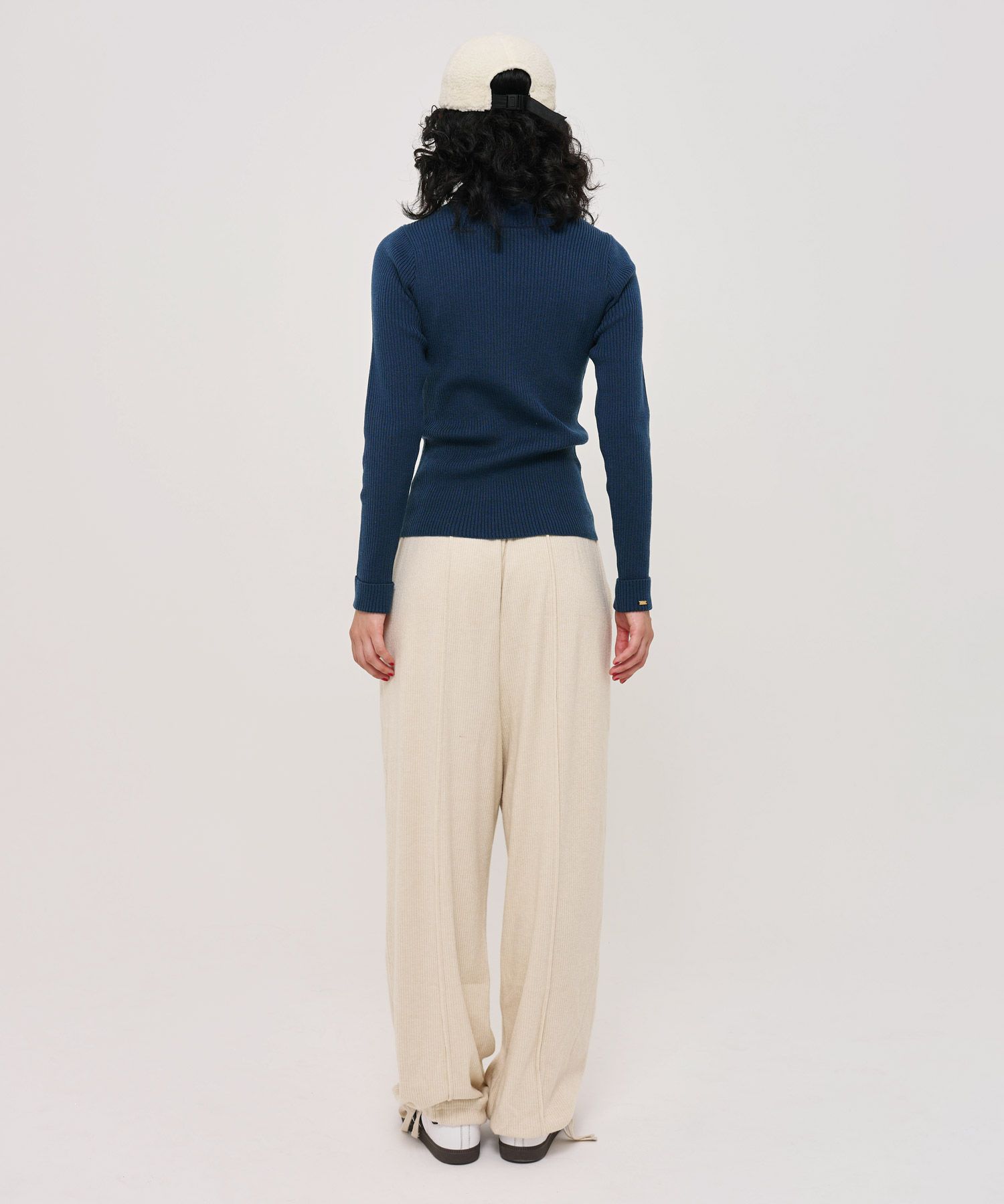 トップス/ニット/タートルニット/秋冬/ベビーピンク/ホワイト/シェルピンク/ミント/ホワイトパープル/ベージュ/ブラック