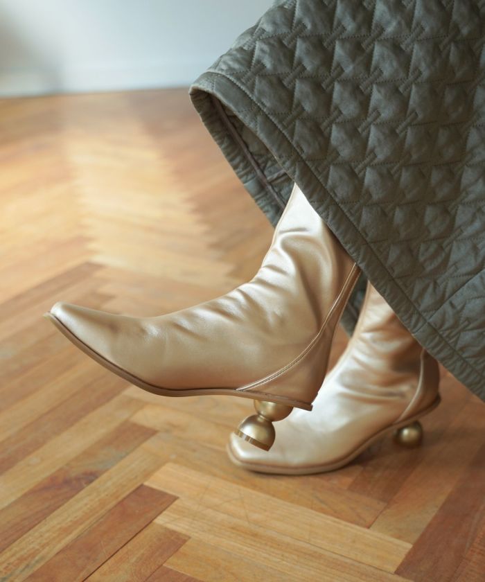 限定Price!SALE ボールヒール ショートブーツ TINA:JOJUN 全2 限定Price!SALE ボールヒール ショートブーツ TINA:JOJUN 全2