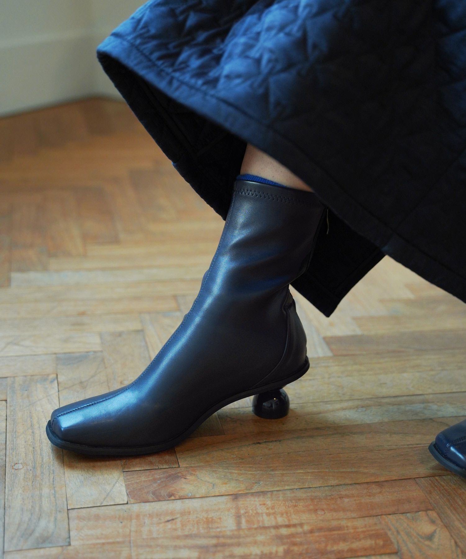 限定Price！SALE ボールヒール ショートブーツ TINA：JOJUN 全2色  