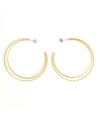 ゴールド スプリンクル フープ ピアス イヤリング Gold Sprinkle Hoop Pierce Earring