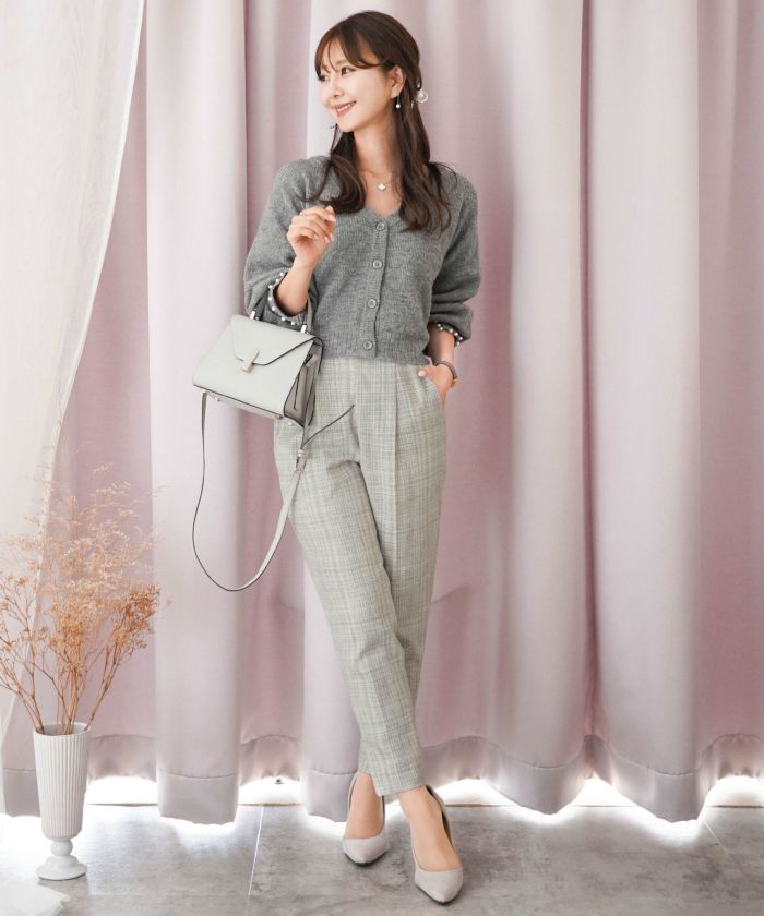 極美品 トゥモローランド コレクション レディース ツイード パンツスーツ 極美品 トゥモローランド コレクション レディース ツイード