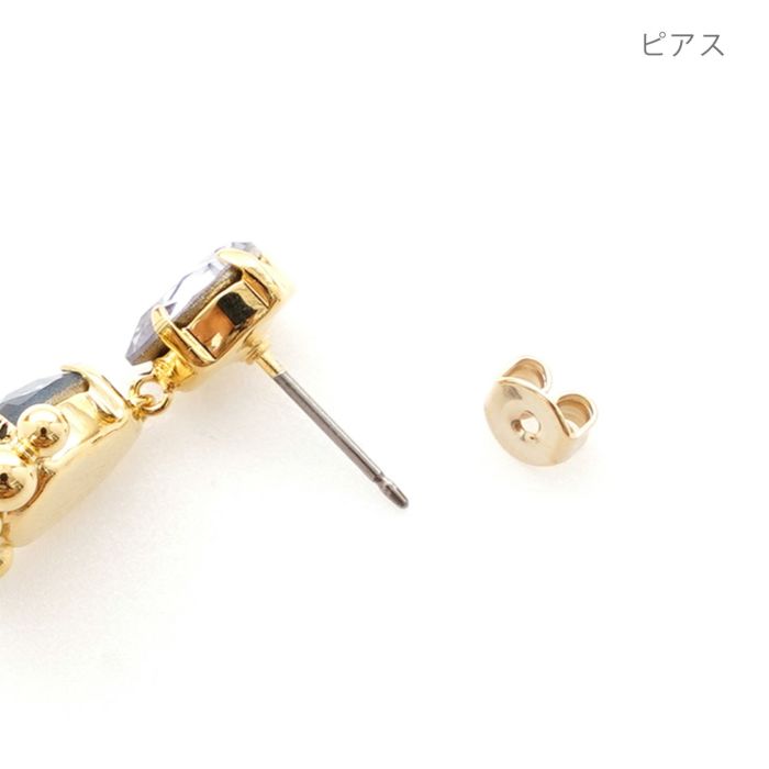 クリスタル スタッズ ピアス イヤリング Cristal Studs Pierce Earring