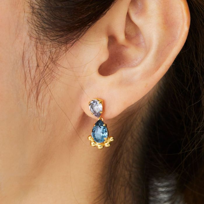 クリスタル スタッズ ピアス イヤリング Cristal Studs Pierce Earring