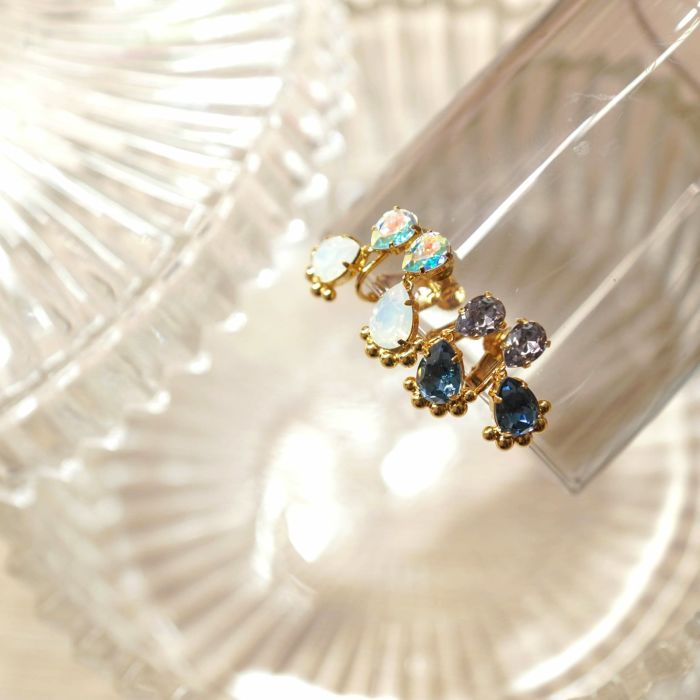 クリスタル スタッズ ピアス イヤリング Cristal Studs Pierce Earring