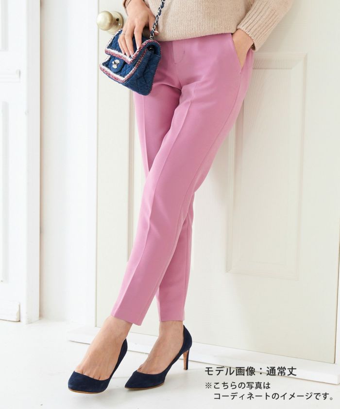 NEW 美脚 センタープレス パンツ ショート丈 Liala×PG 全4色｜lpg712