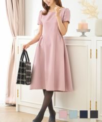 スクエアネック プリンセスギャザー ワンピース Prima Scherrer