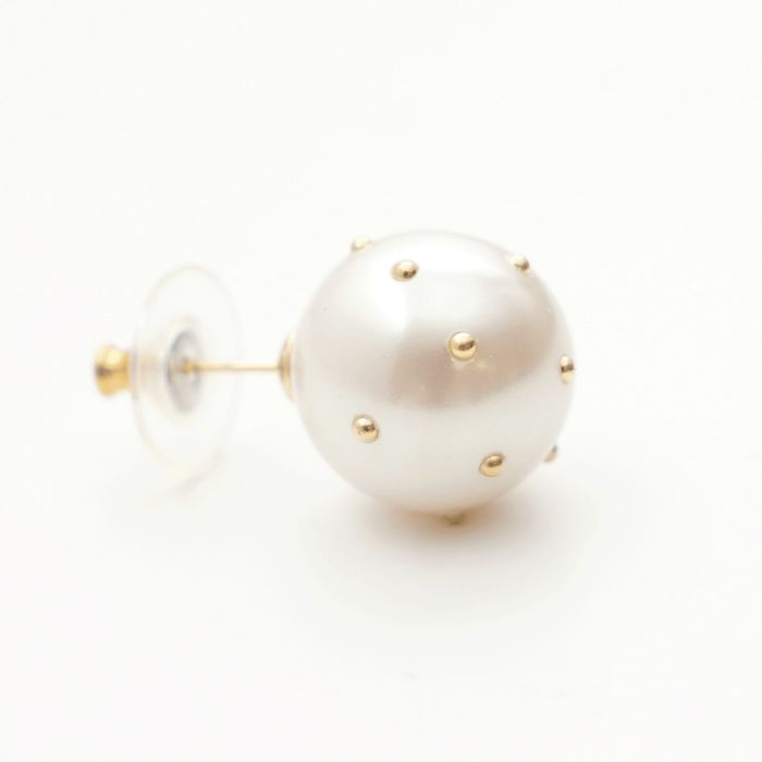 ドット パール ピアス イヤリング Dot Pearl Pierce Earring （Liala） 全2種｜lia945-9710 【10】