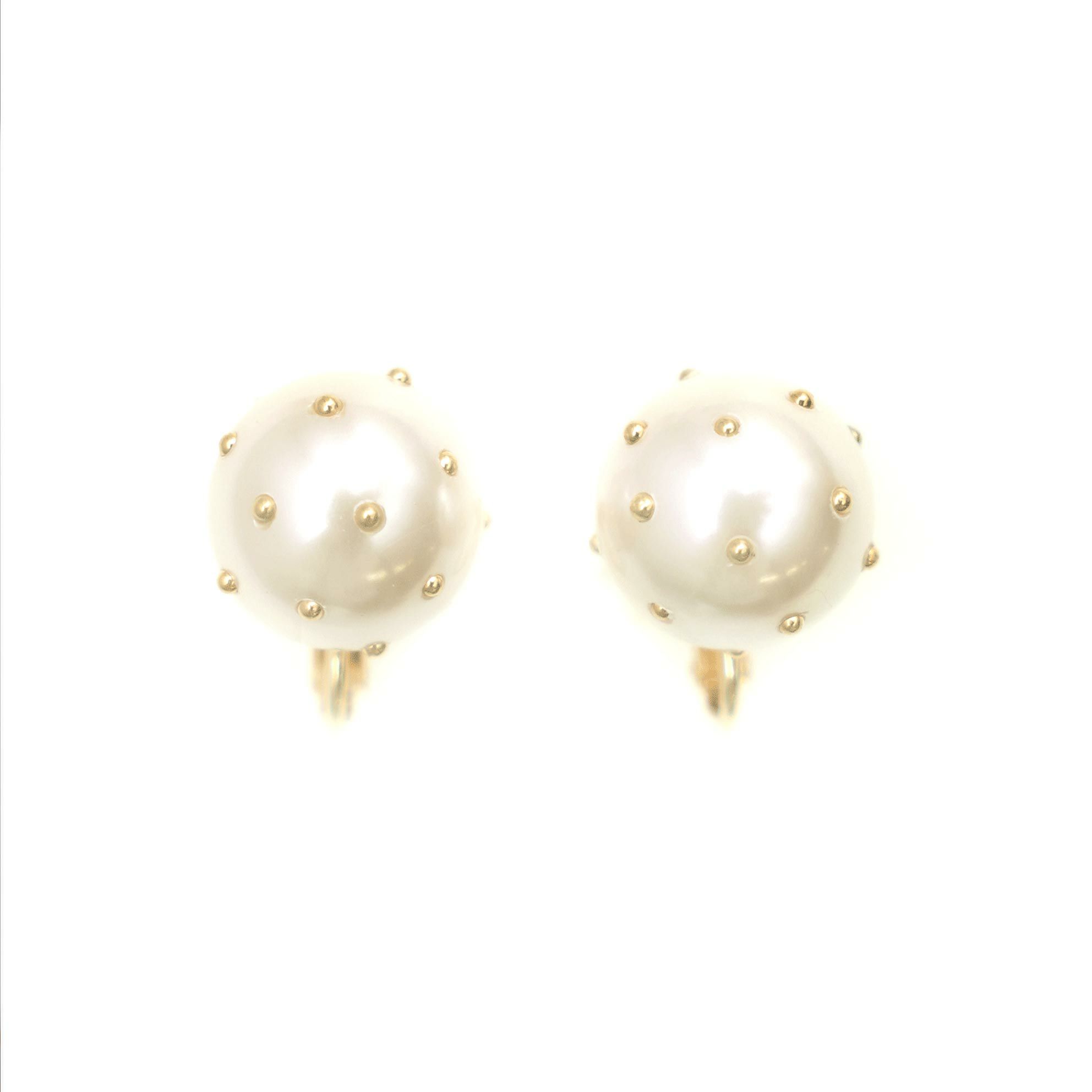 ドット パール ピアス イヤリング Dot Pearl Pierce Earring （Liala