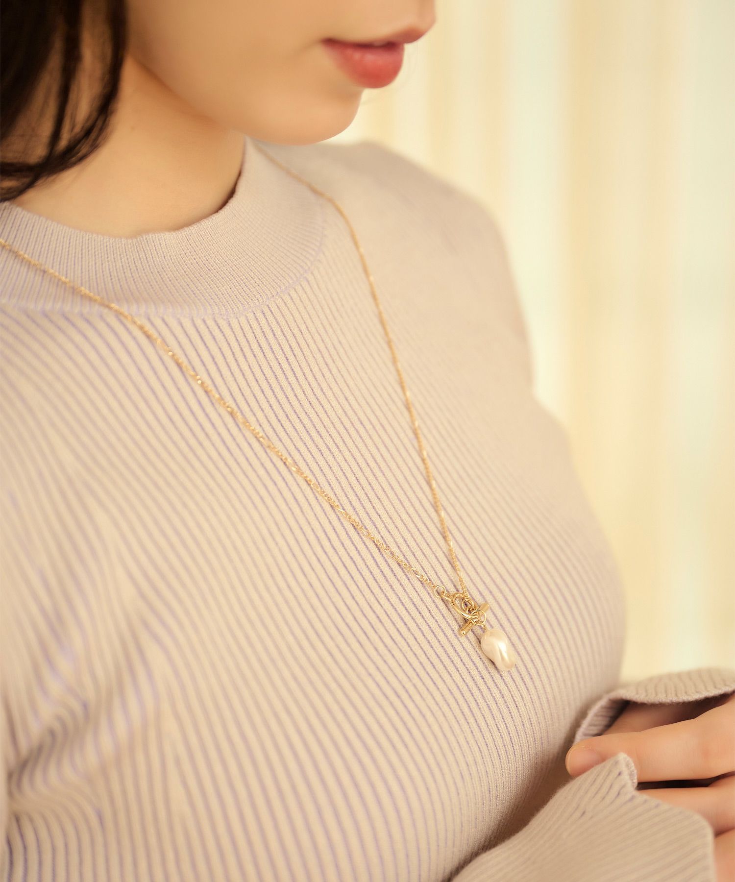 レディース/小物/アクセサリー/ネックレス/マンセル/ゴールド/上品/エレガント