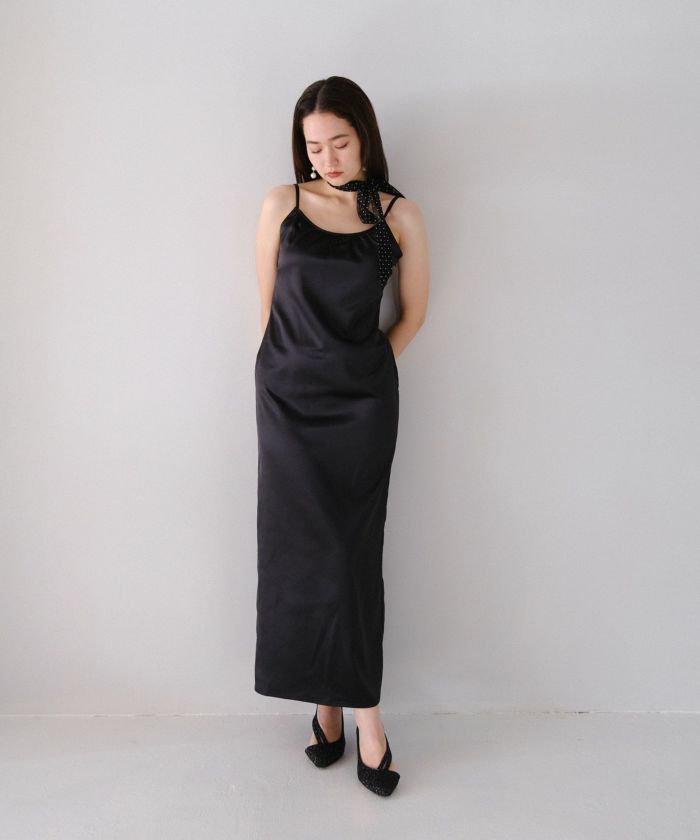 FINAL-SALE チュールボレロ付き キャミドレス TINA：JOJUN 全2色