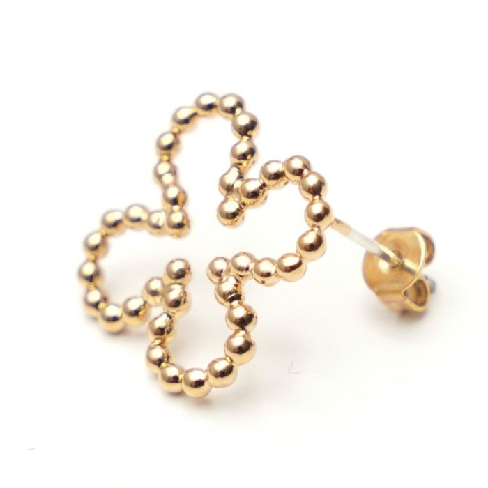 スタッズ クローバー ピアス イヤリング Studs Clover Pierce Earring